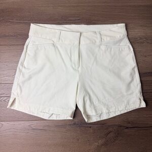 ⛳️ 🤍 adidas Women’s White High Waist Performance Stretch Golf Shorts - Sz 10 5”